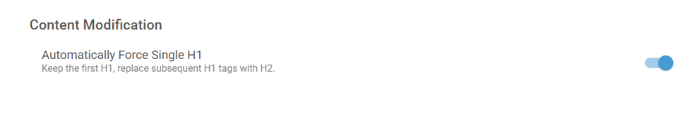 content modification